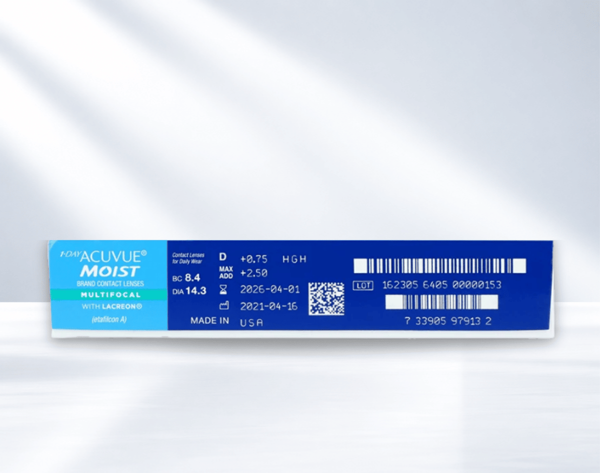 1-Day Acuvue Moist Multifocal (90 Pack)